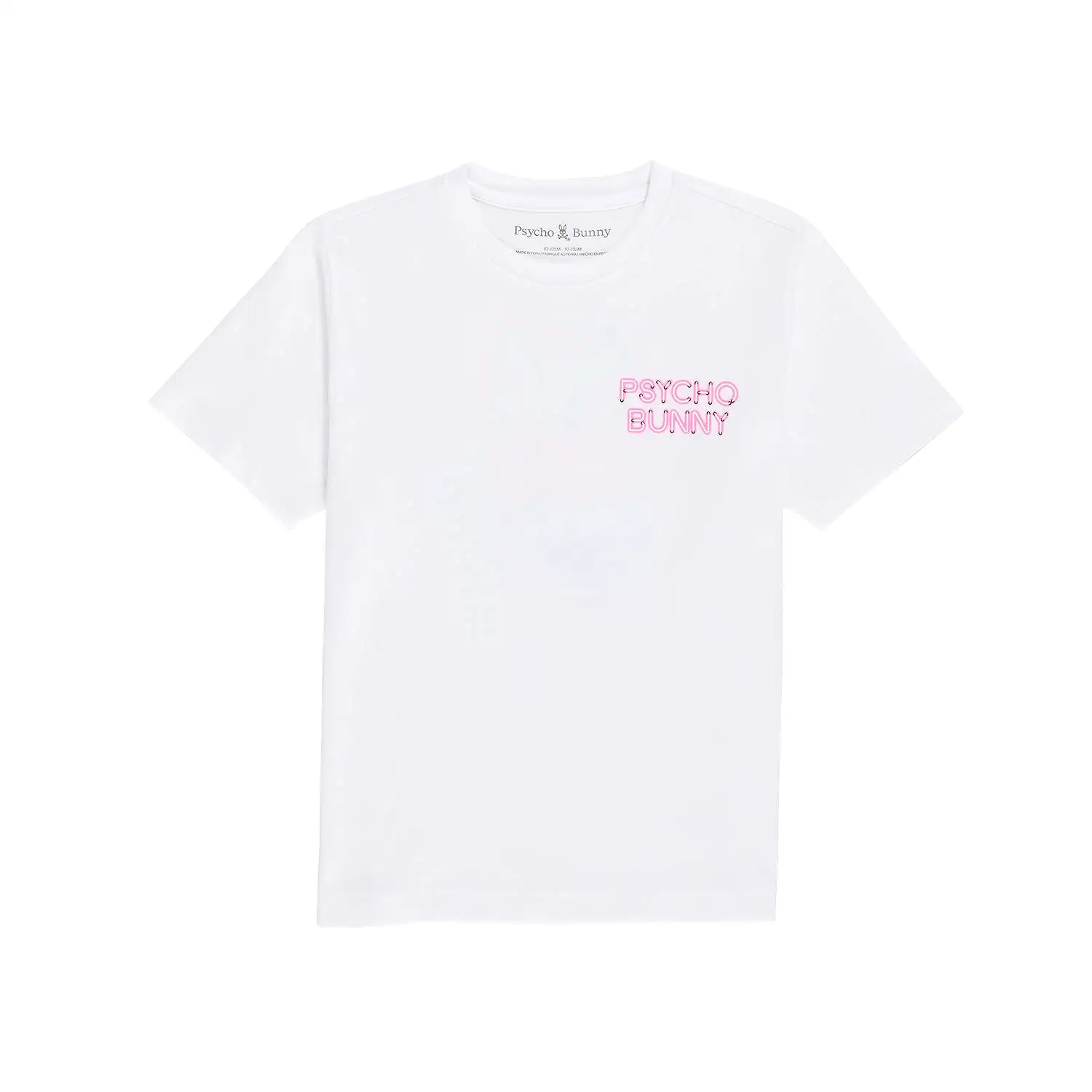 Kids Psycho Bunny Claude Graphic Tee (White)