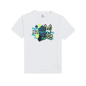 KIDS Psycho Bunny Everett Tee (White)