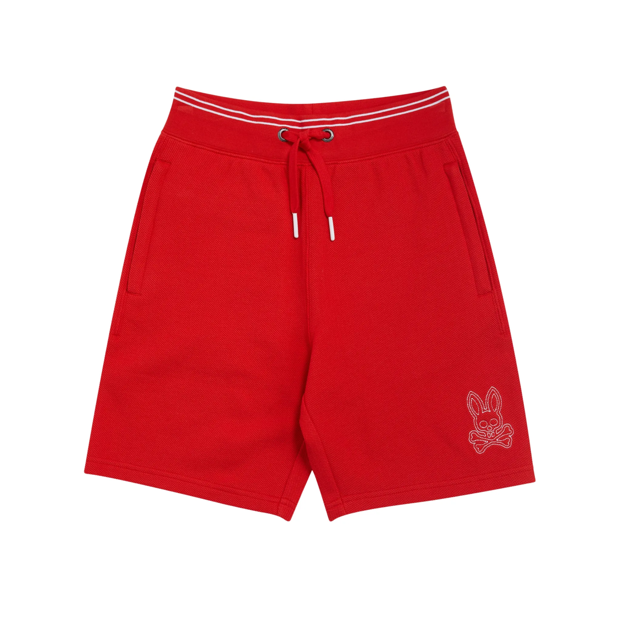 Kids Psycho Bunny Larkin Shorts (Red Spice)