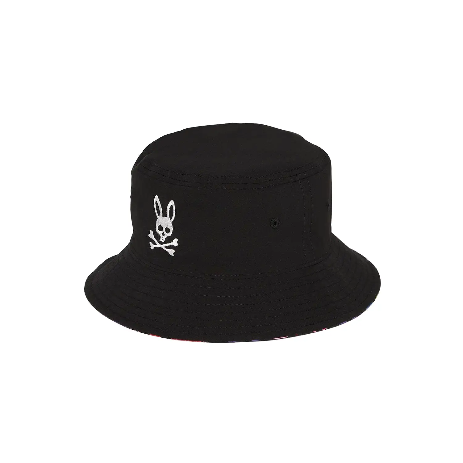 Kids Psycho Bunny Tyrian Reversible Bucket Hat