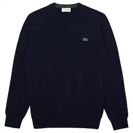 Lacoste New Cotton Crew Knit AH1985 - Navy