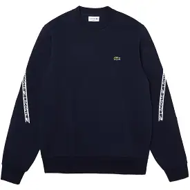 Lacoste Tape Sleeve Crew Sweat SH9884 - Navy