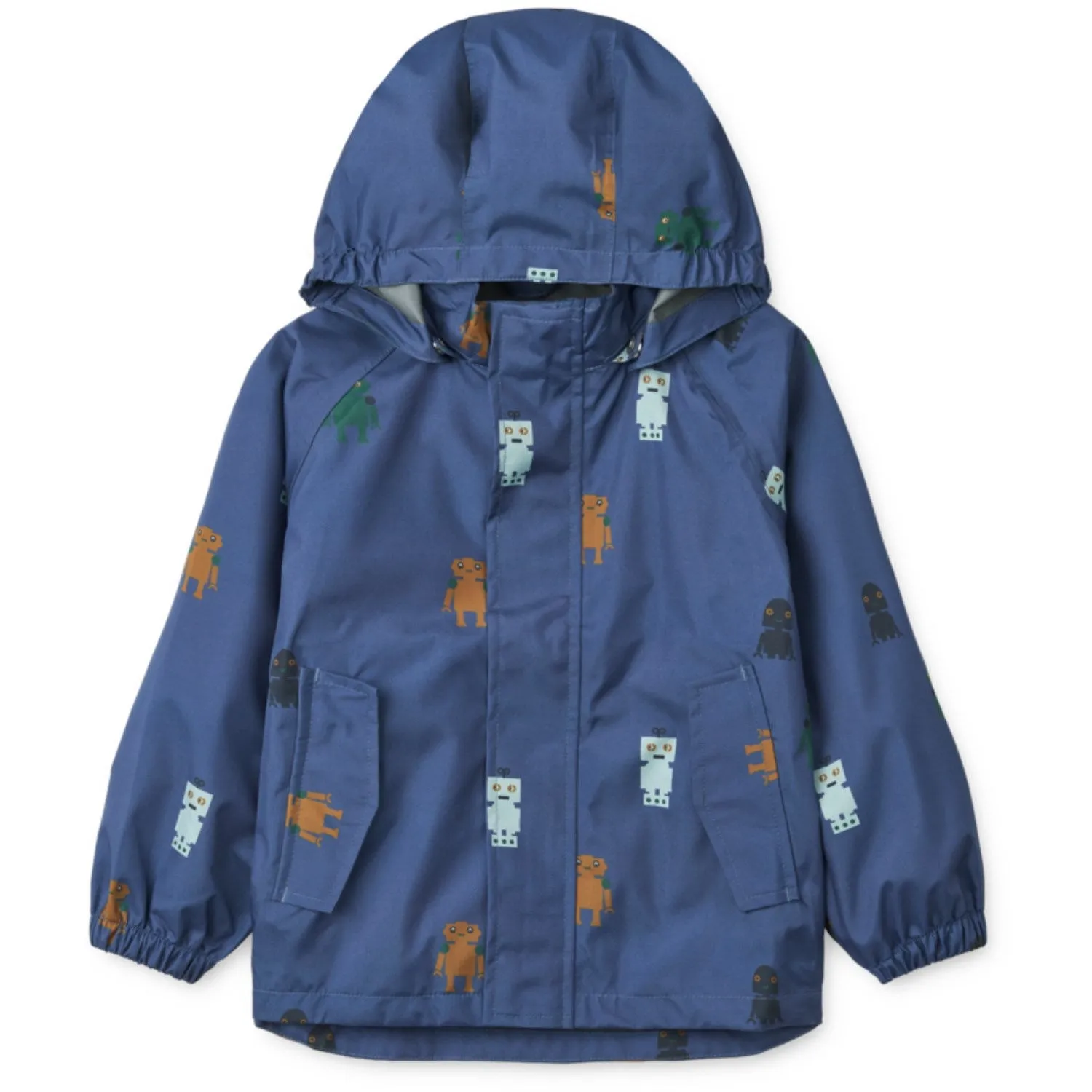 LieWood Robots / Indigo Blue Pedia Rain Jacket