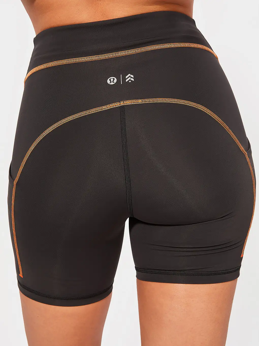 LULULEMON X BARRY'S BLK POWER THRU HIGH-RISE SHORT 6