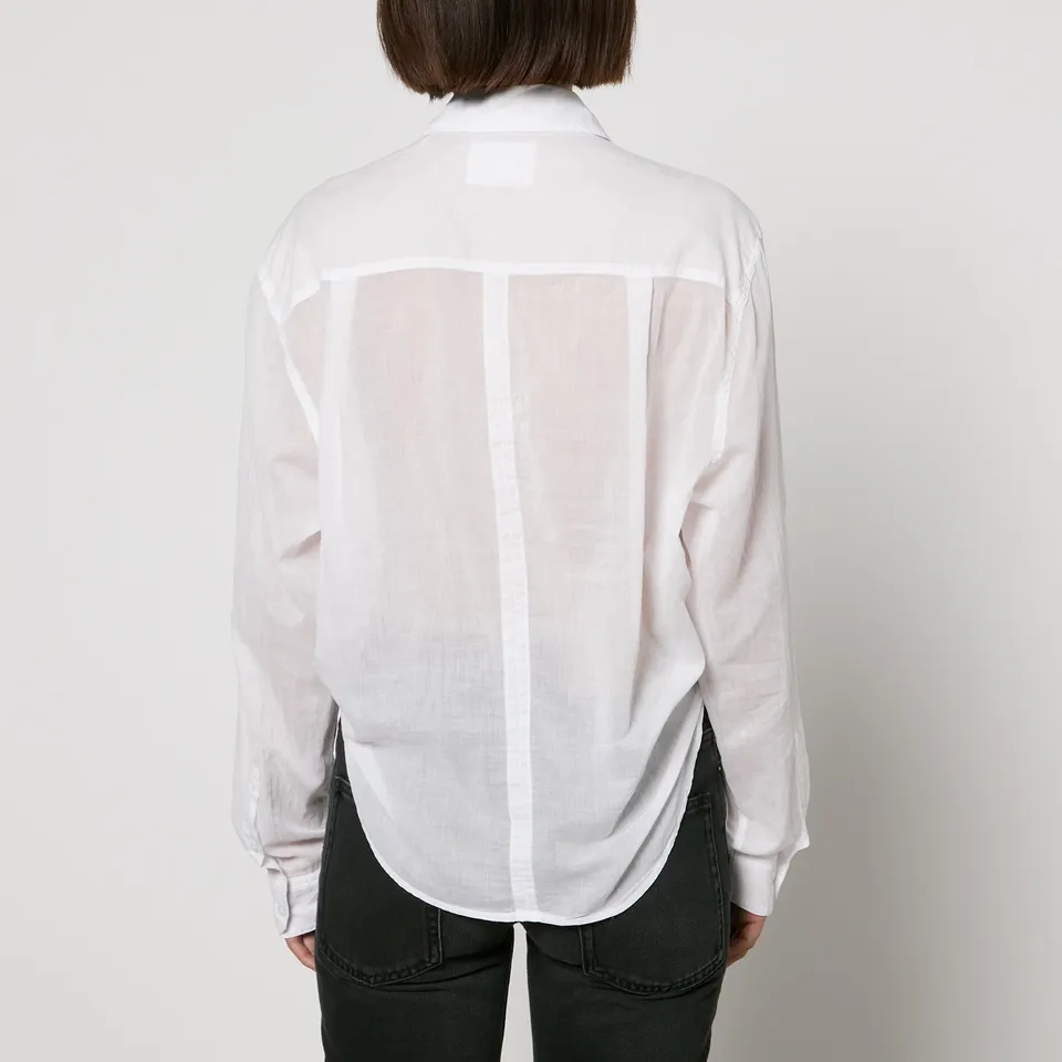 Marant Etoile Nath Cotton-Gauze Wrap Shirt - FR 38/UK 10 | Coggles