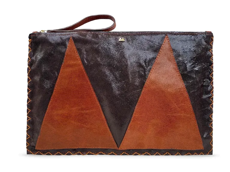 MARTE EGELE SOFT LAPTOP SLEEVE, Hand cut, machine sewn, and hand woven