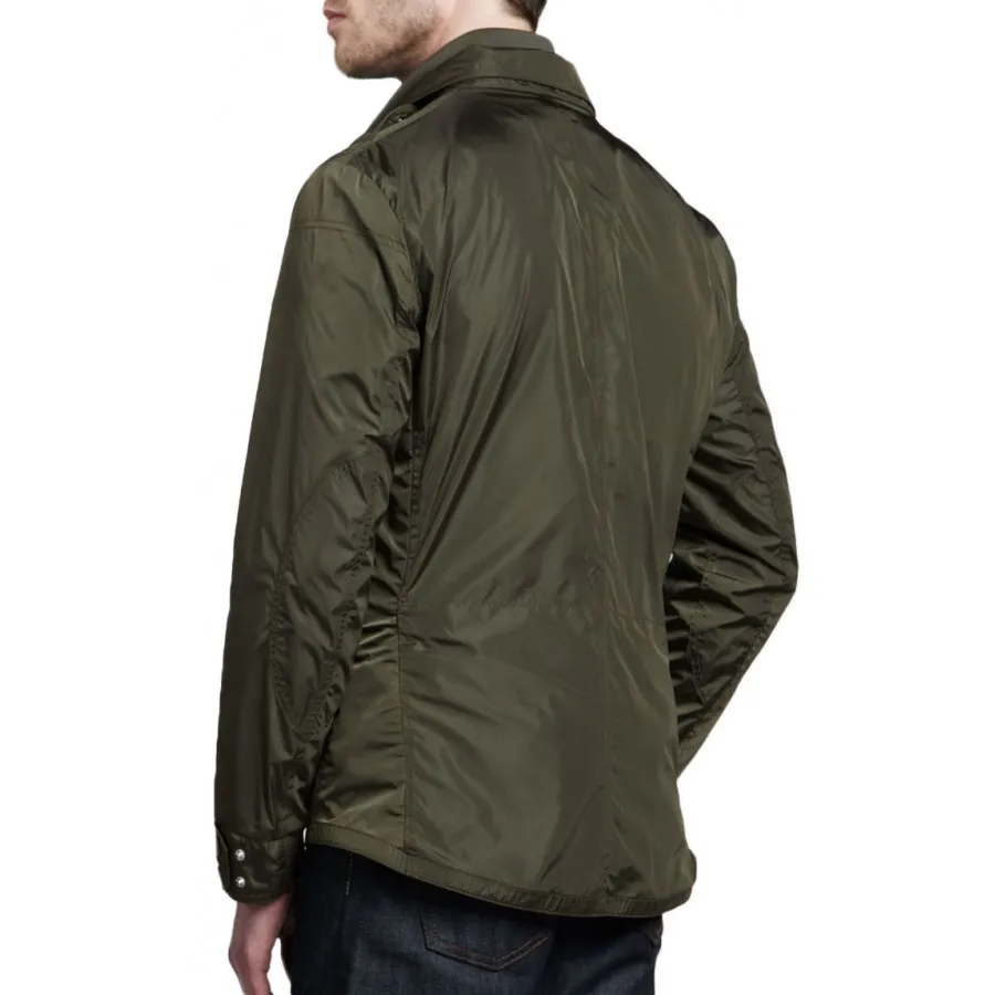 Men's Military Classic Style Green Field Jacket - military jacket