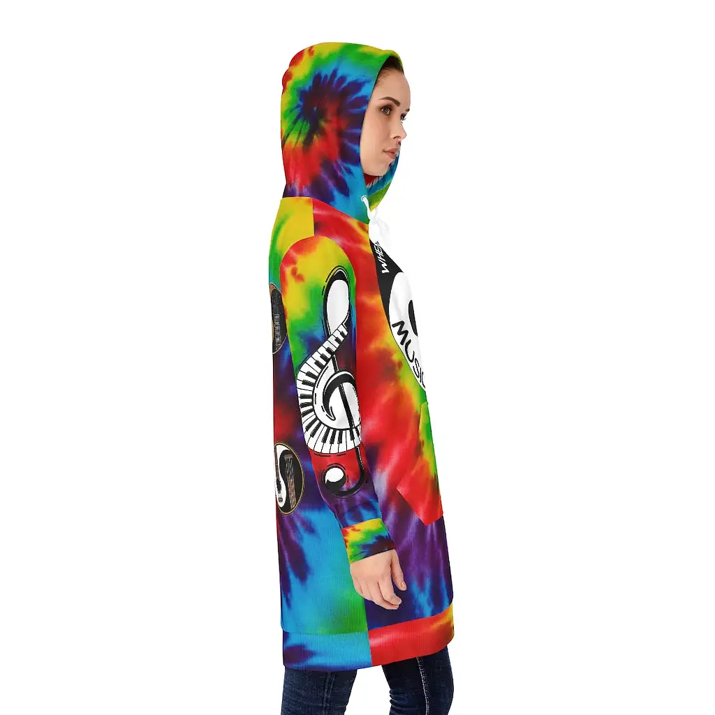 Music of the Soul (YinYang) Hoodie Dress