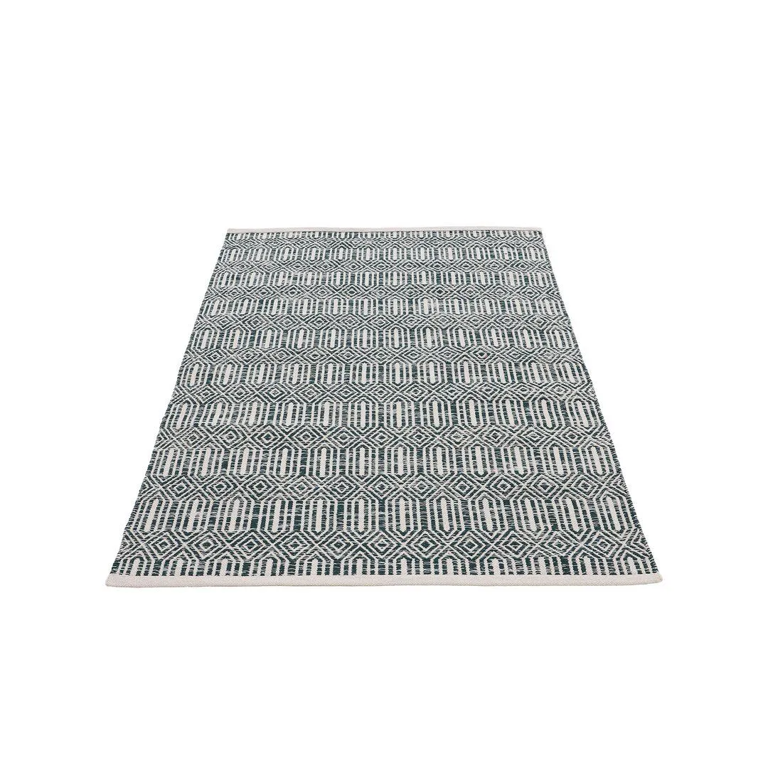 Oregan Handwoven Cotton Dark Green Rug