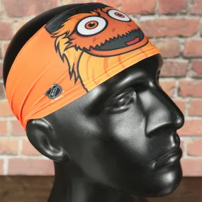 Philadelphia Flyers Gritty Mascot Moisture Wicking UPF 50+ Headband | Officially Licensed Junk Brands