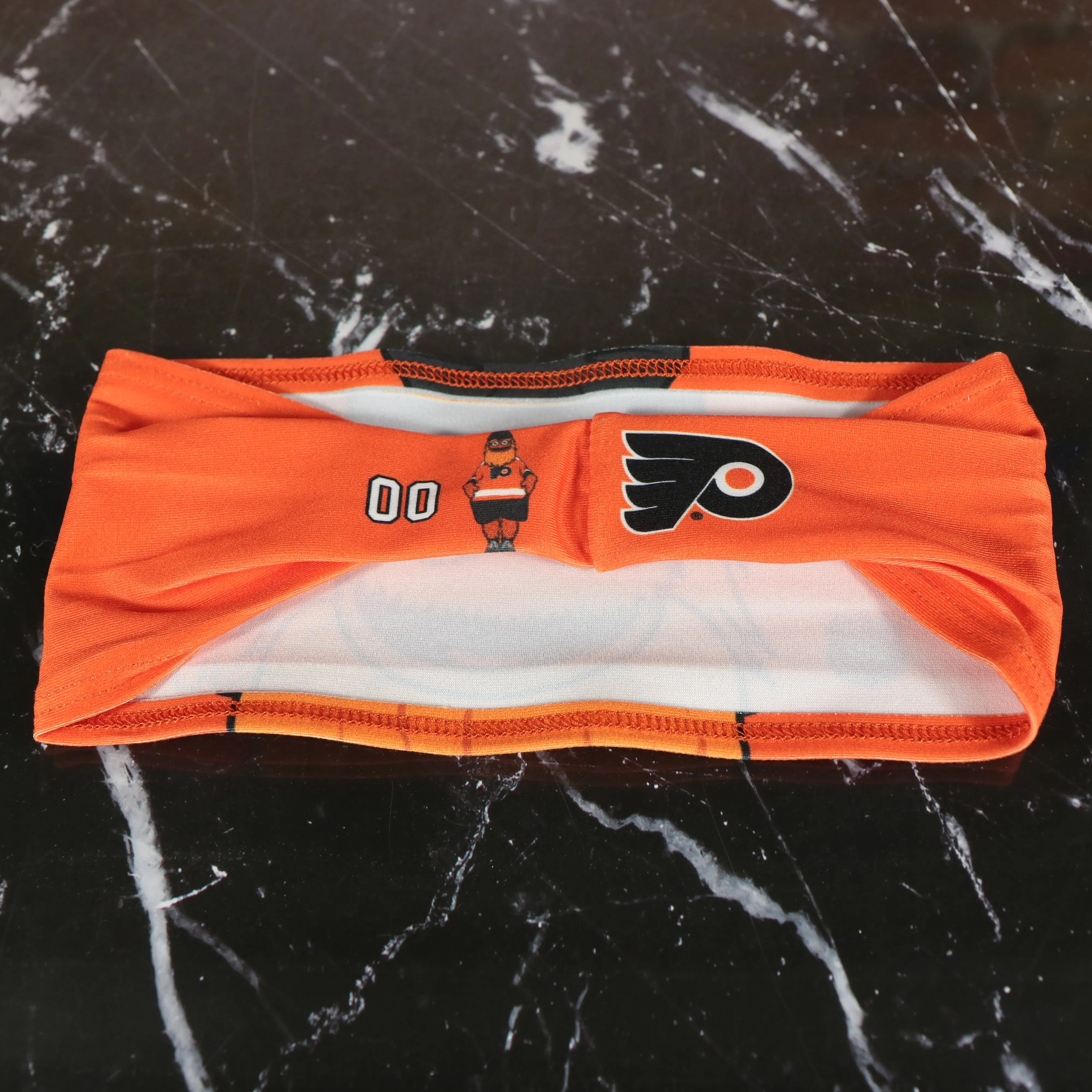 Philadelphia Flyers Gritty Mascot Moisture Wicking UPF 50+ Headband | Officially Licensed Junk Brands