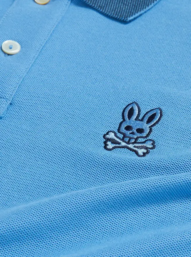 Psycho Bunny Kids Blue Chester Polo_ B0K333Z1PC-425