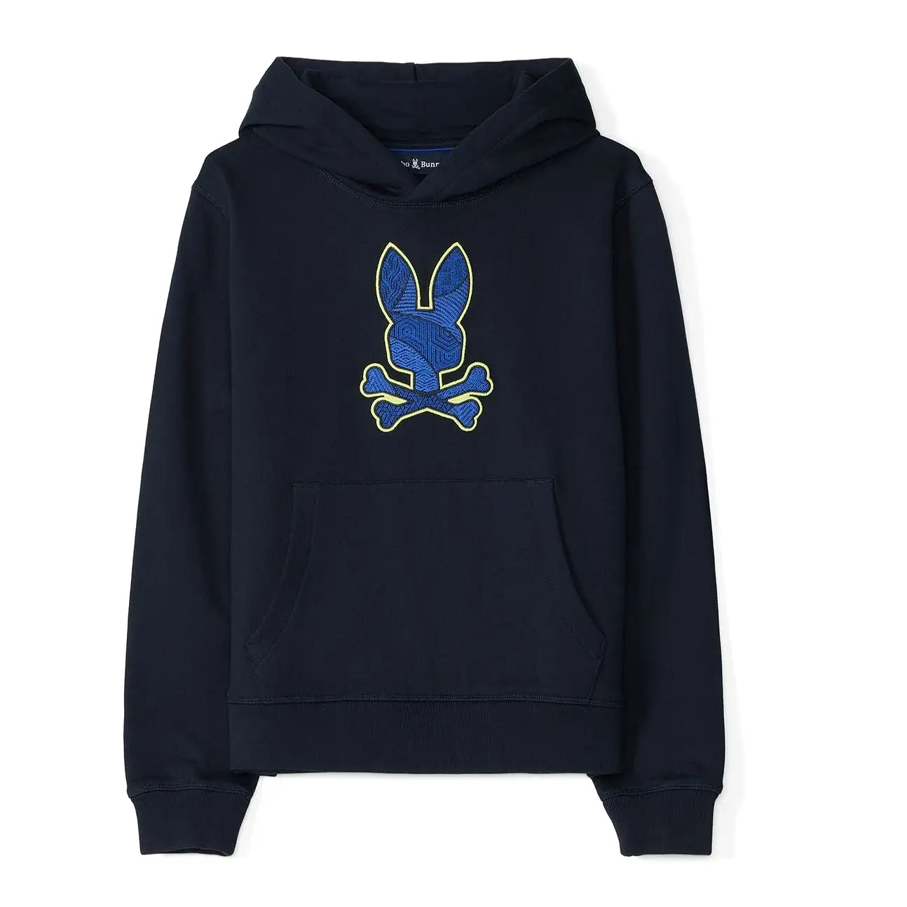 Psycho Bunny Kids Lenox Navy Pullover Hoodie_ B0H102B200-410