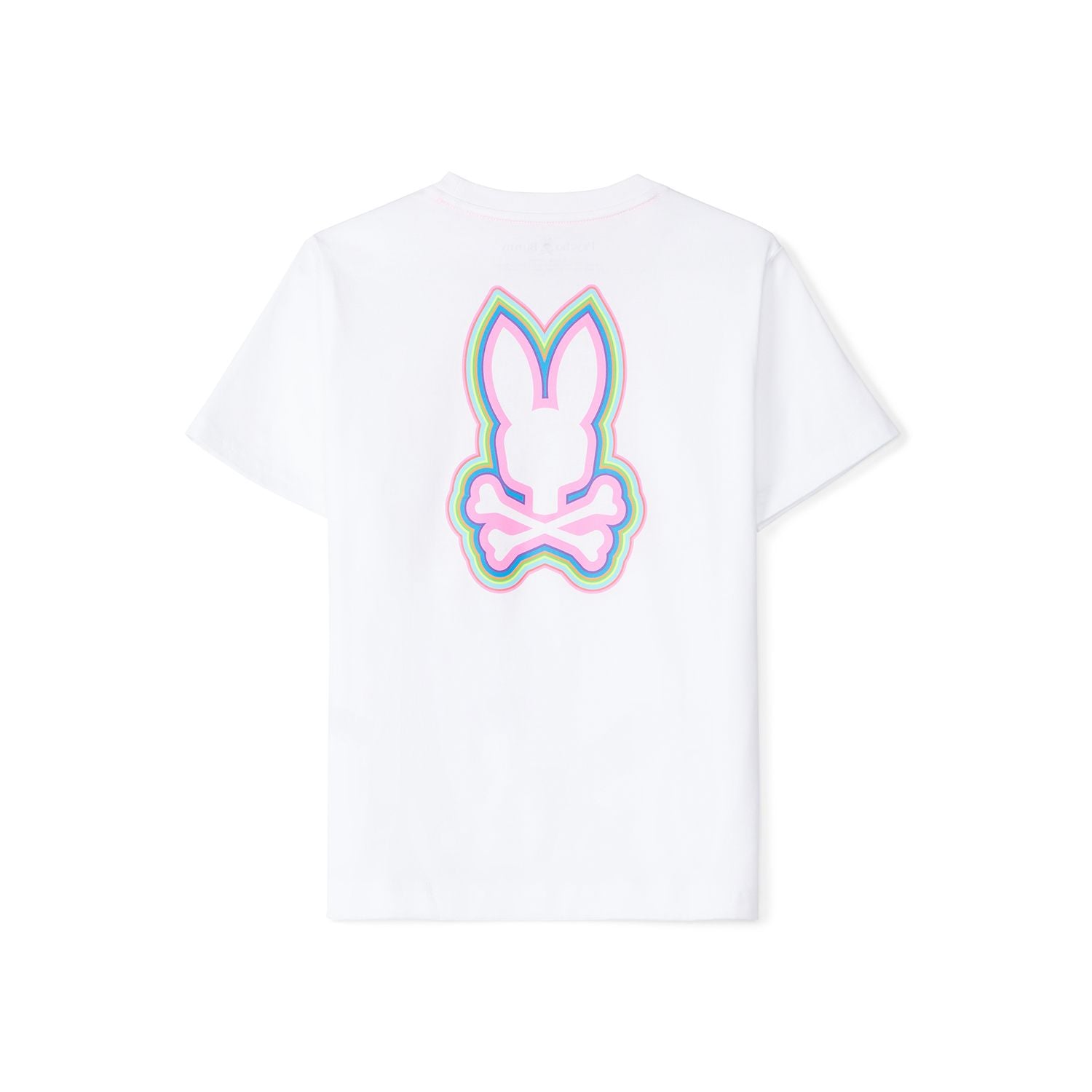 Psycho Bunny Kids Maybrook Back Graphic White T-Shirt_ B0U196B2TS-100