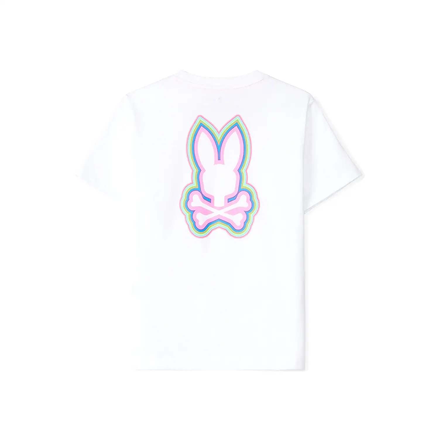 Psycho Bunny Kids Maybrook Back Graphic White T-Shirt_ B0U196B2TS-100