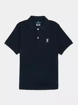 Psycho Bunny Kids Navy Classic Polo_ B0K001CRPC-410