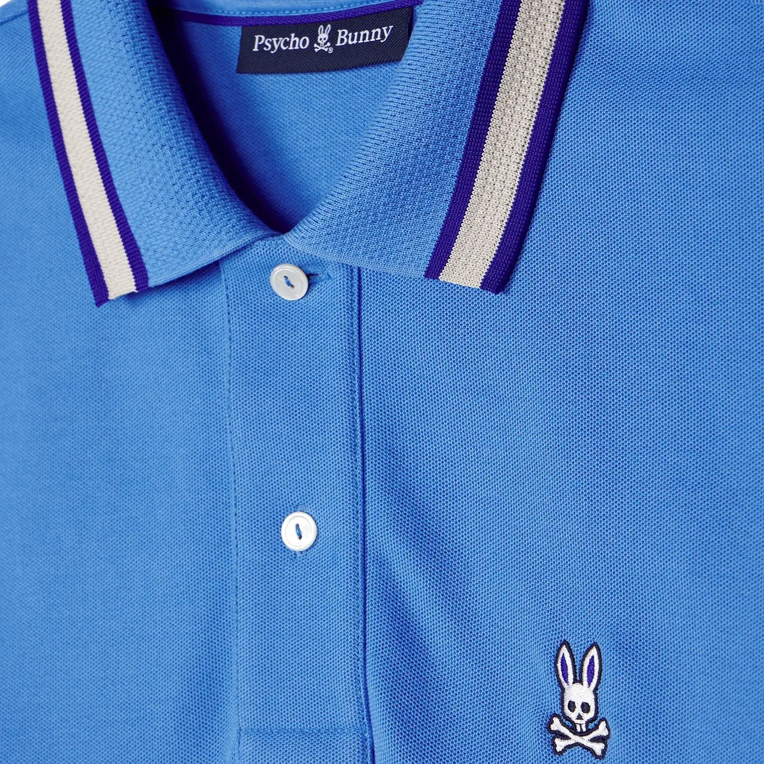 Psycho Bunny Kids Woodstock Blue Polo_ B0K141B200-420