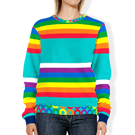 Rainbow Romper Room IV Unisex Sweatshirt