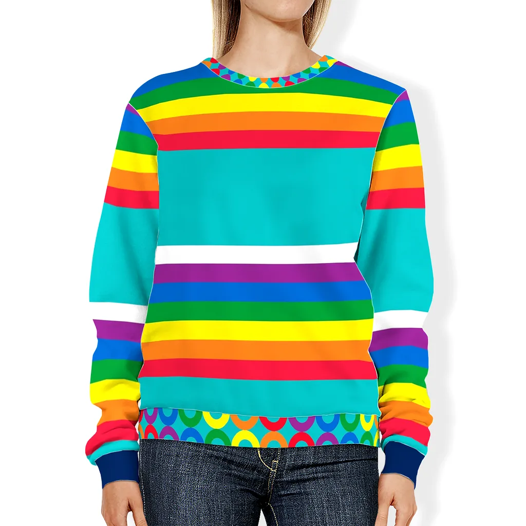 Rainbow Romper Room IV Unisex Sweatshirt