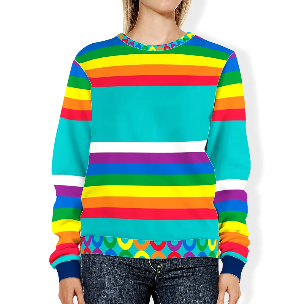 Rainbow Romper Room IV Unisex Sweatshirt