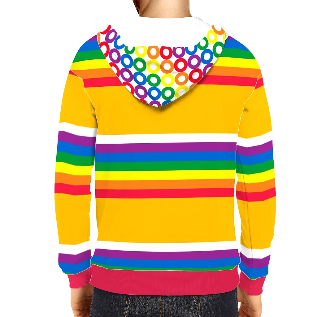 Rainbow Romper Room Unisex Pullover Hoodie