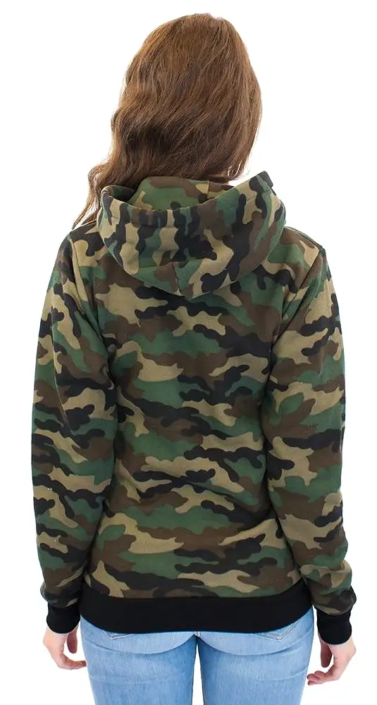 Sale: Camo Pullover Hoody Made in USA by Royal Apparel 3515CMO