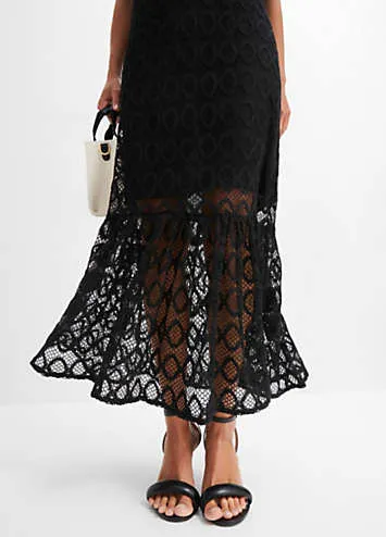 Sleeveless Lace Dress by bonprix | Look Again