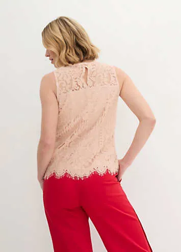 Sleeveless Lace Top by bonprix | Look Again