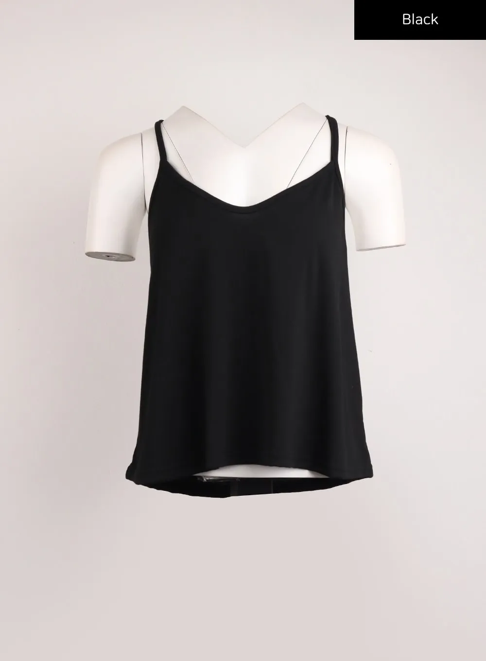 Solid V-Neck Cami Top IJ411