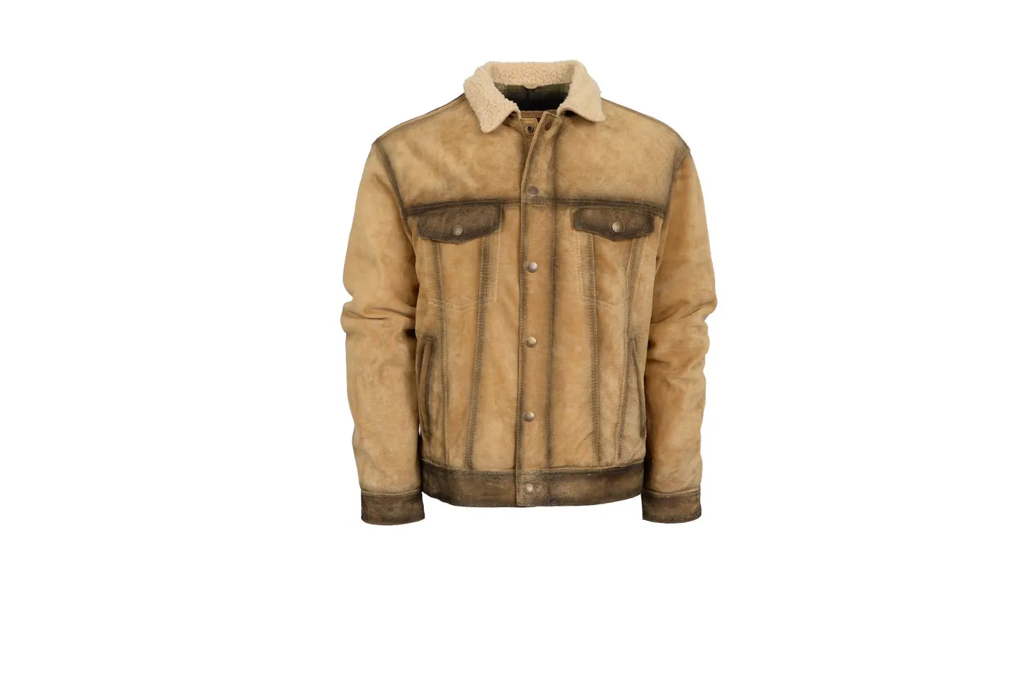 STS Ranchwear Mens Josey Wales Buckskin Suede Leather Jacket