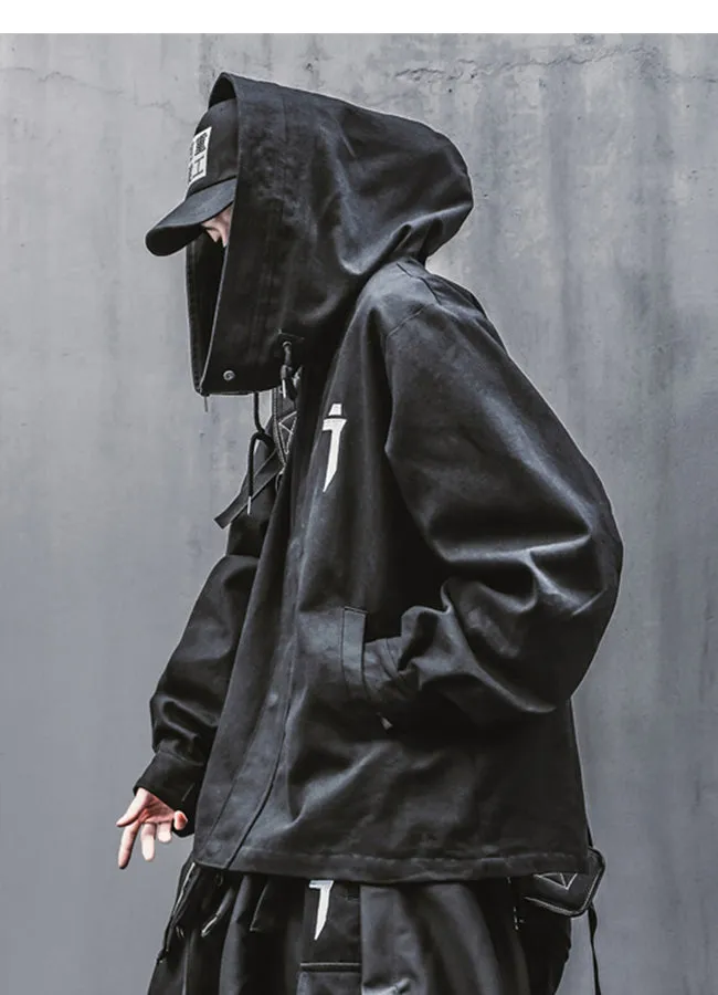 techwear anorak jacket