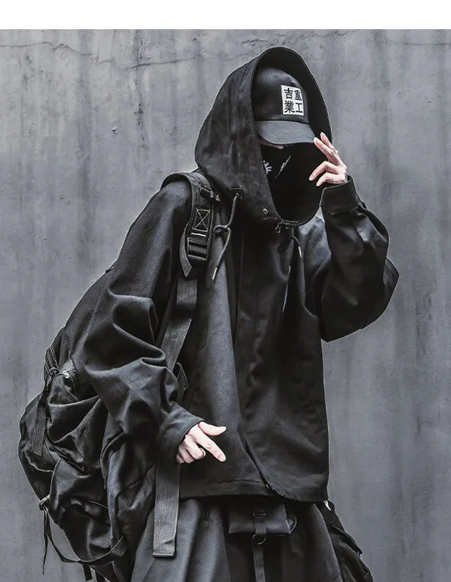 techwear anorak jacket