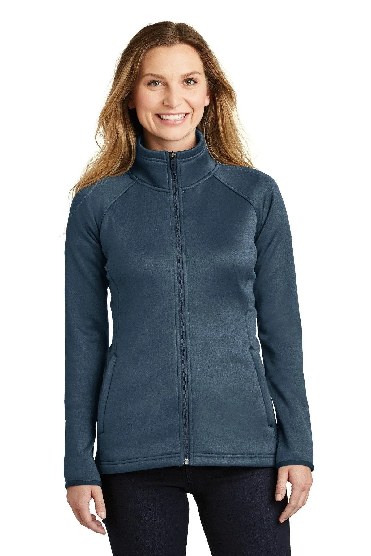 The North Face Ladies Canyon Flats Stretch Fleece Jacket NF0A3LHA Urban Navy Heather