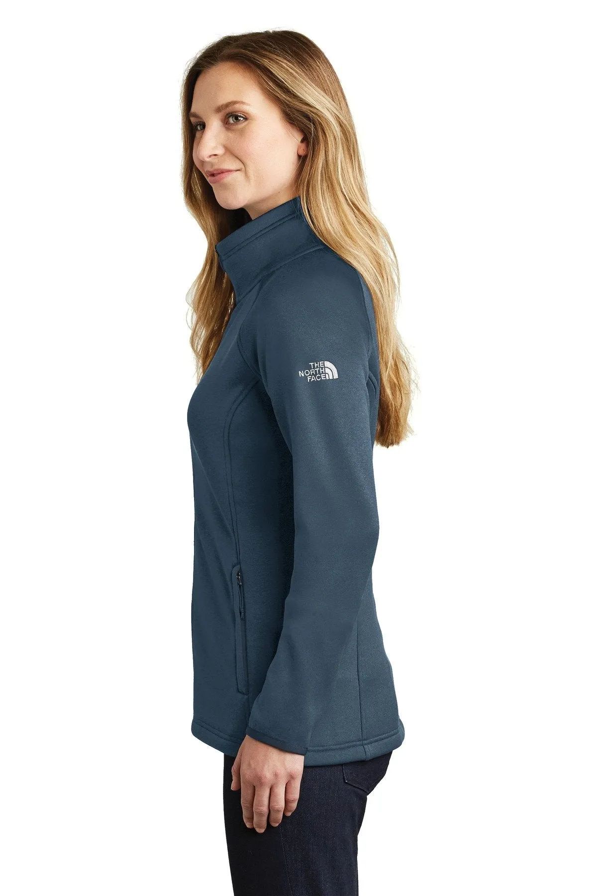 The North Face Ladies Canyon Flats Stretch Fleece Jacket NF0A3LHA Urban Navy Heather