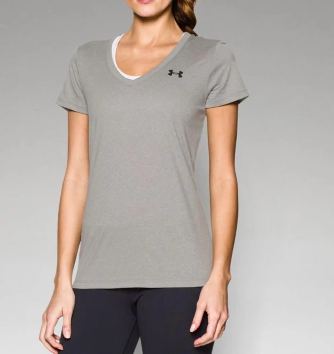 Under Armour Women's UA Tech Solid V-Neck Shirt