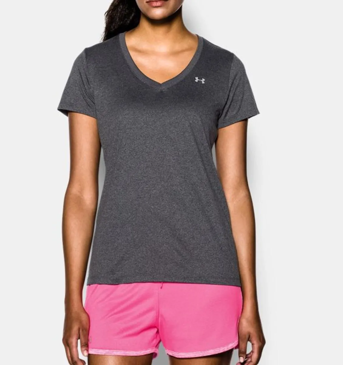 Under Armour Women's UA Tech Solid V-Neck Shirt