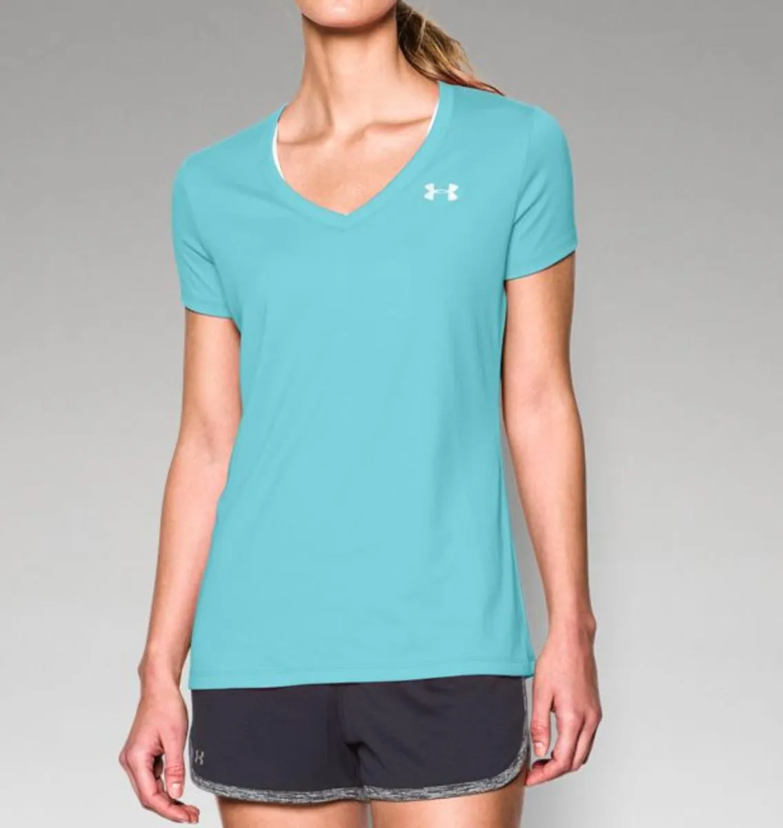 Under Armour Women's UA Tech Solid V-Neck Shirt