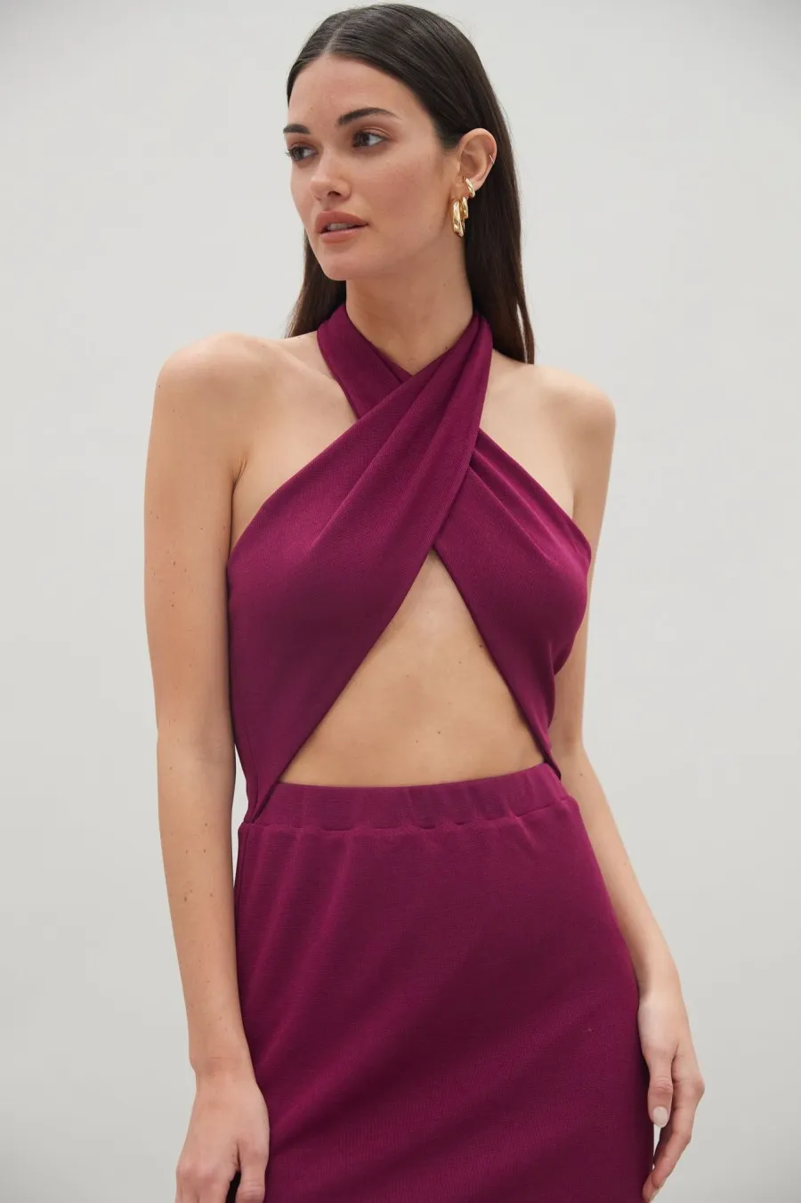 Women Atoir  | Elevate Dress Crushed Grape