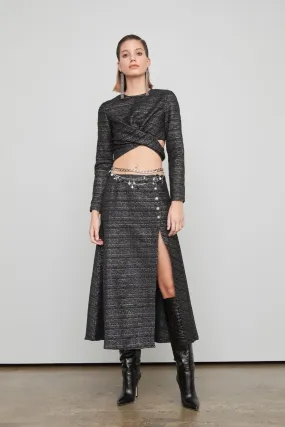 Women Atoir  | Horizon Skirt Black Glisten