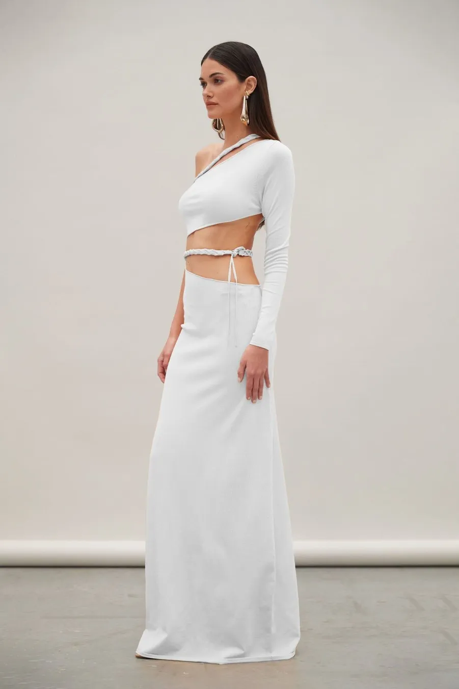 Women Atoir  | Manroe Dress Rice White