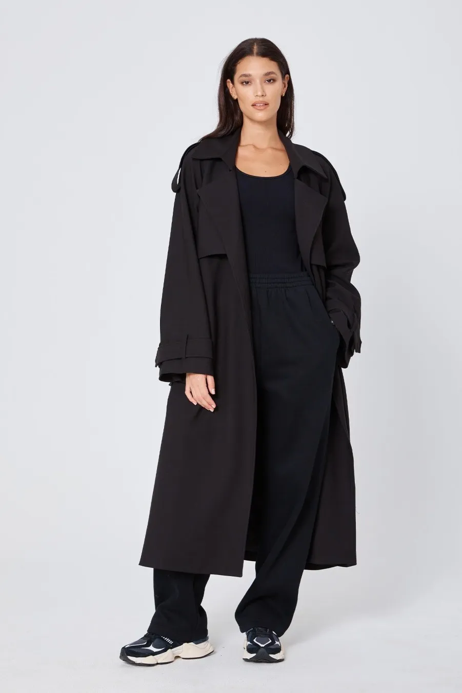 Women Atoir  | The Trench Coat Black