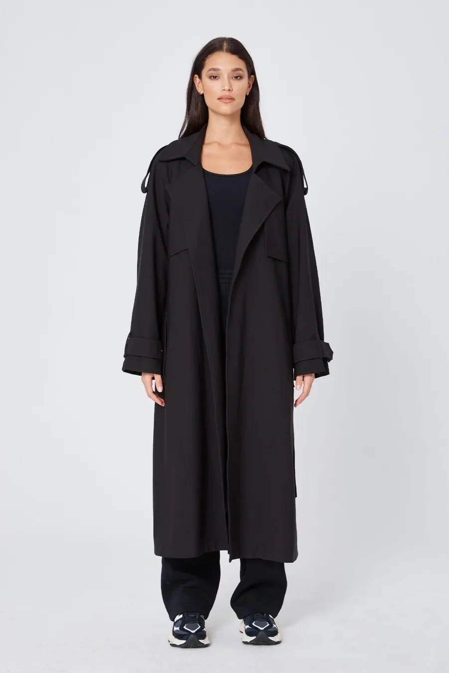 Women Atoir  | The Trench Coat Black