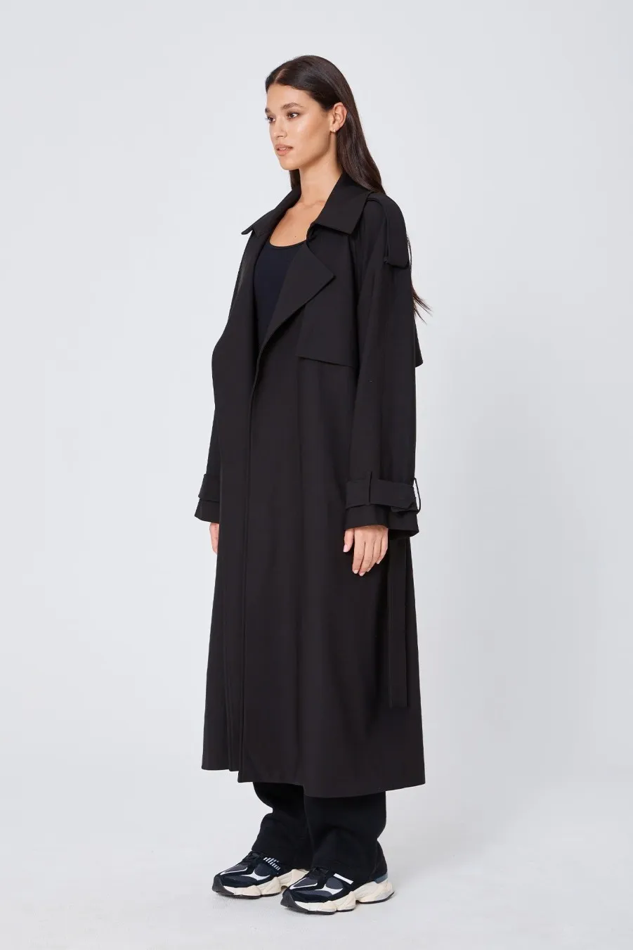 Women Atoir  | The Trench Coat Black