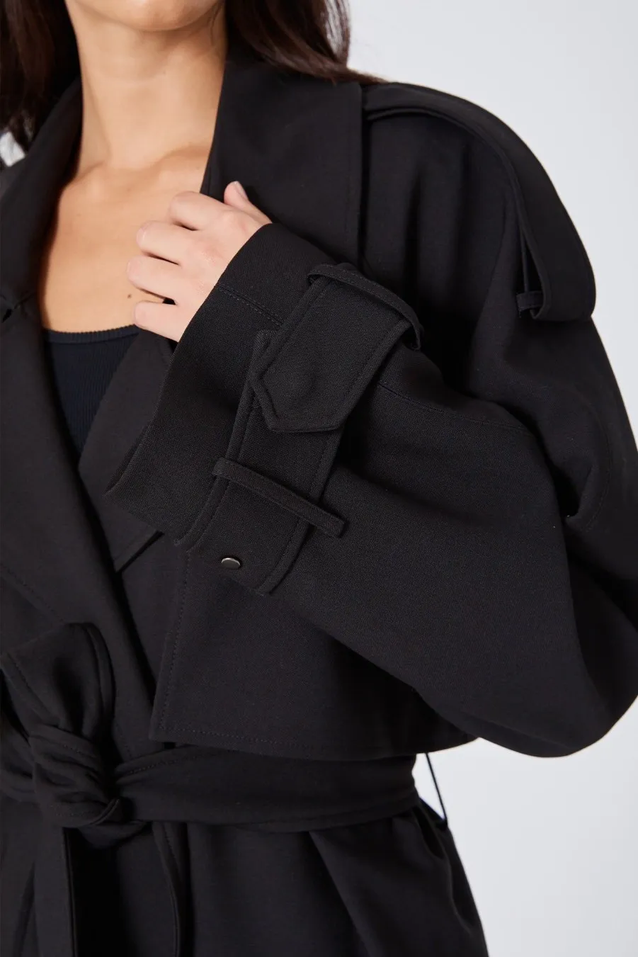 Women Atoir  | The Trench Coat Black