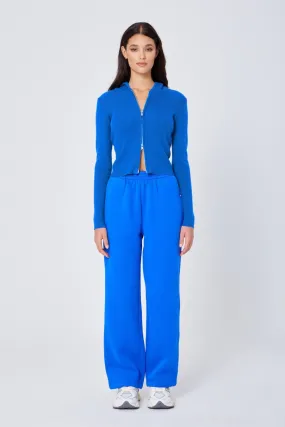 Women Atoir  | The Zip Cardigan Cobalt