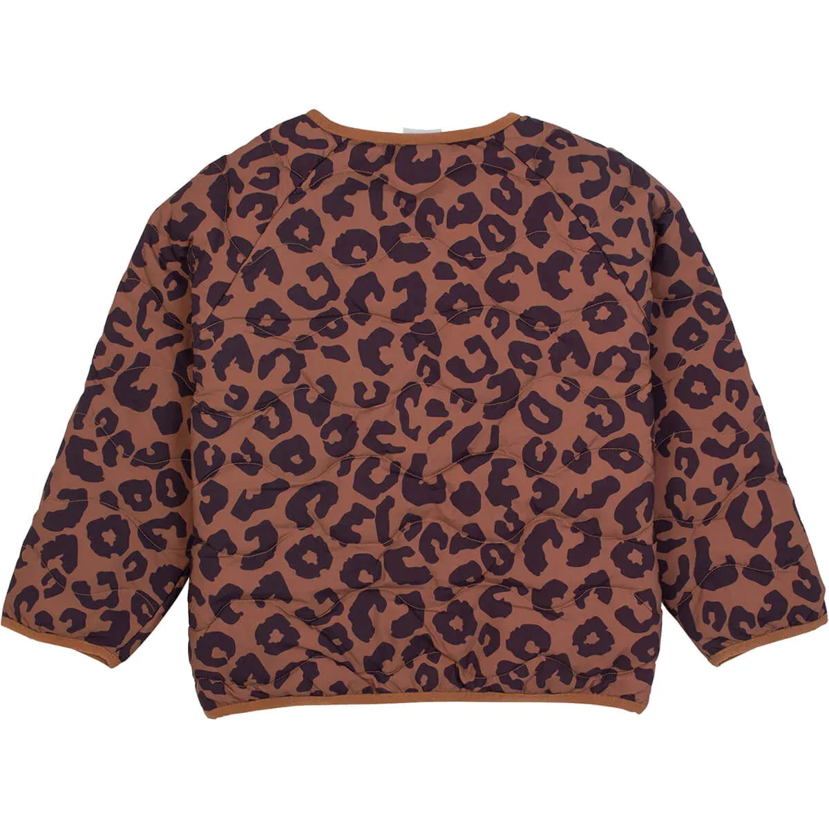 Wynken Kids Daily Down Jacket in Brun Animal Print