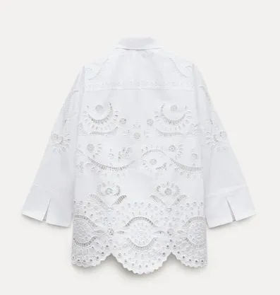 ZARA  |EMBROIDERED TOP LIMITED EDITION